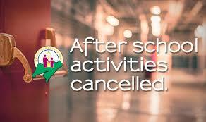 AFTERSCHOOL Canceled Thursday April 26