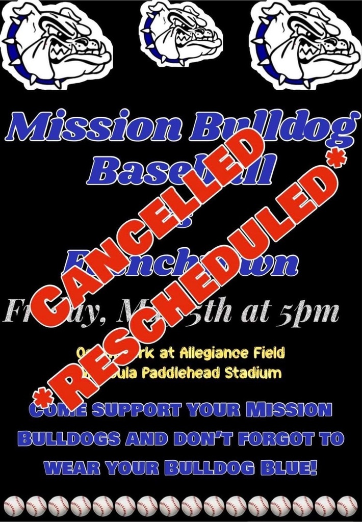 Mission Bulldog Game Cancelled